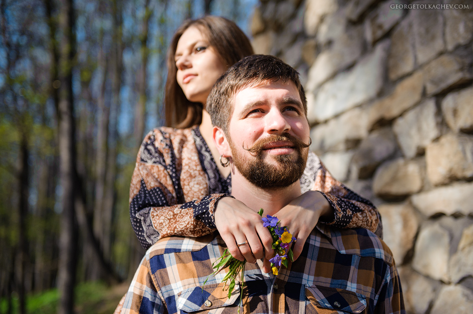 LOVESTORY (ЛАВСТОРИ) - Саша + Катя - Лавстори Саши и Кати в Царицыно, Фотограф Георгий Толкачев