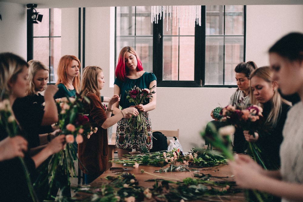 MOSCOWFLOWERSCHOOL МК на тему 