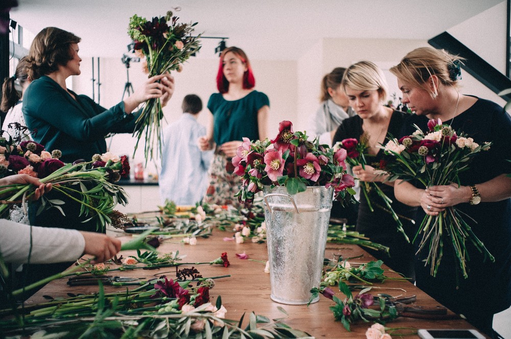 MOSCOWFLOWERSCHOOL МК на тему 