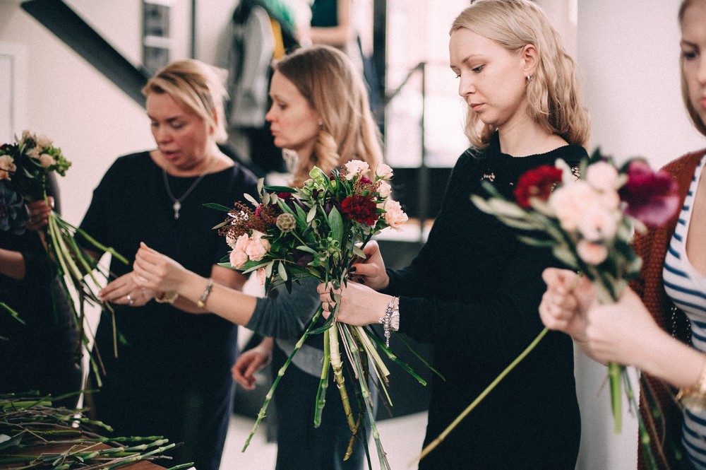 MOSCOWFLOWERSCHOOL МК на тему 