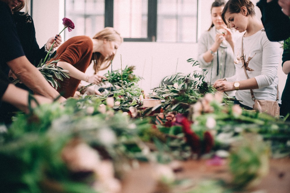 MOSCOWFLOWERSCHOOL МК на тему 