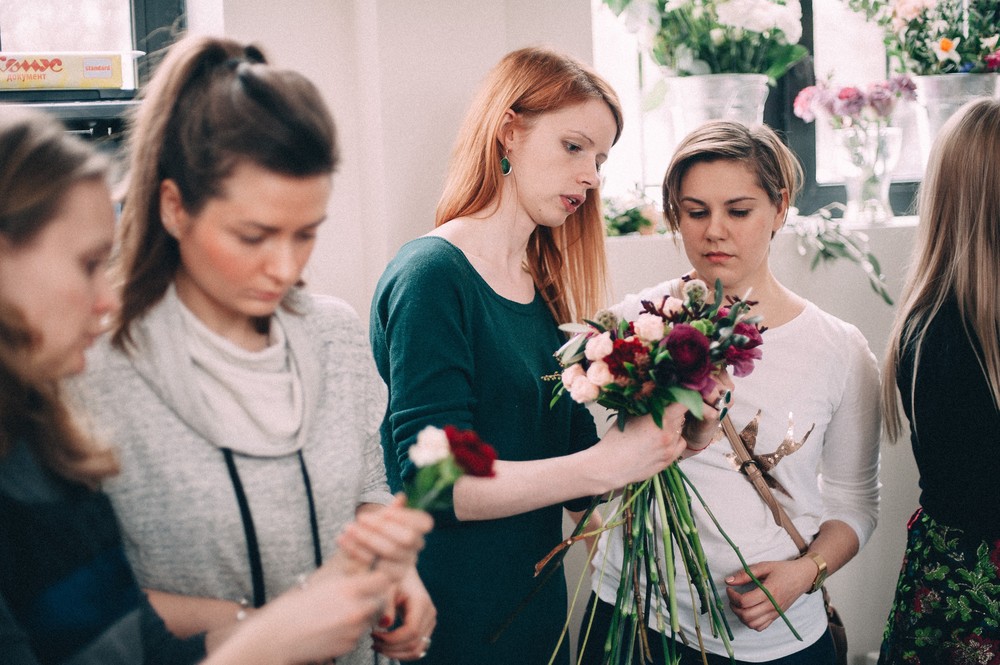 MOSCOWFLOWERSCHOOL МК на тему 
