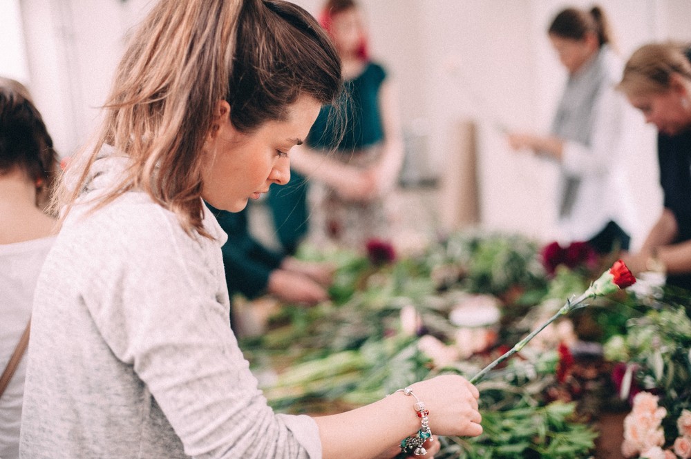 MOSCOWFLOWERSCHOOL МК на тему 