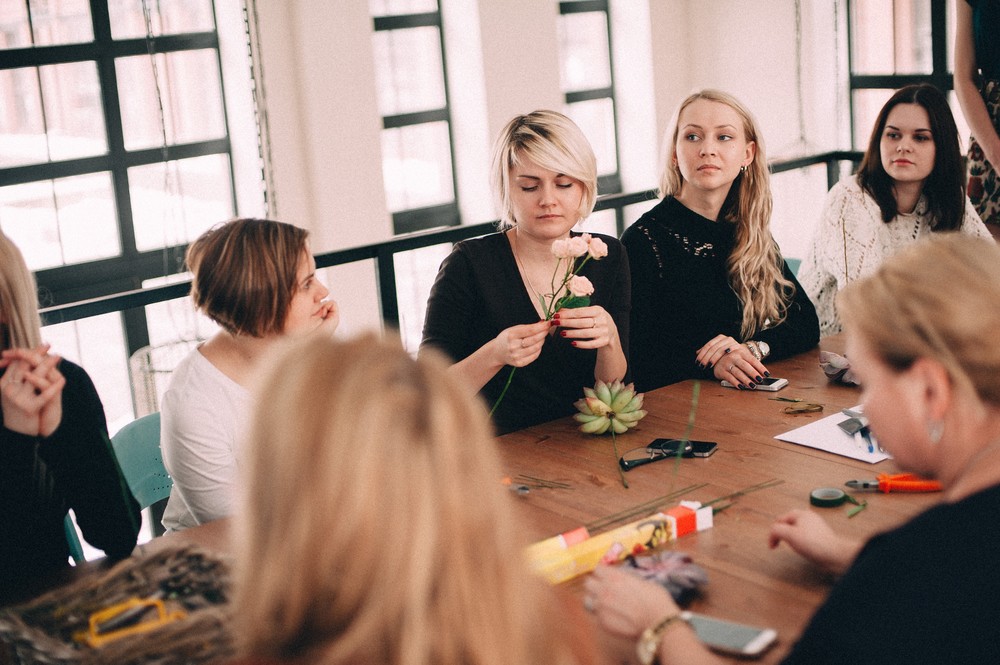MOSCOWFLOWERSCHOOL МК на тему 