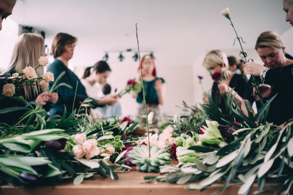 MOSCOWFLOWERSCHOOL МК на тему 