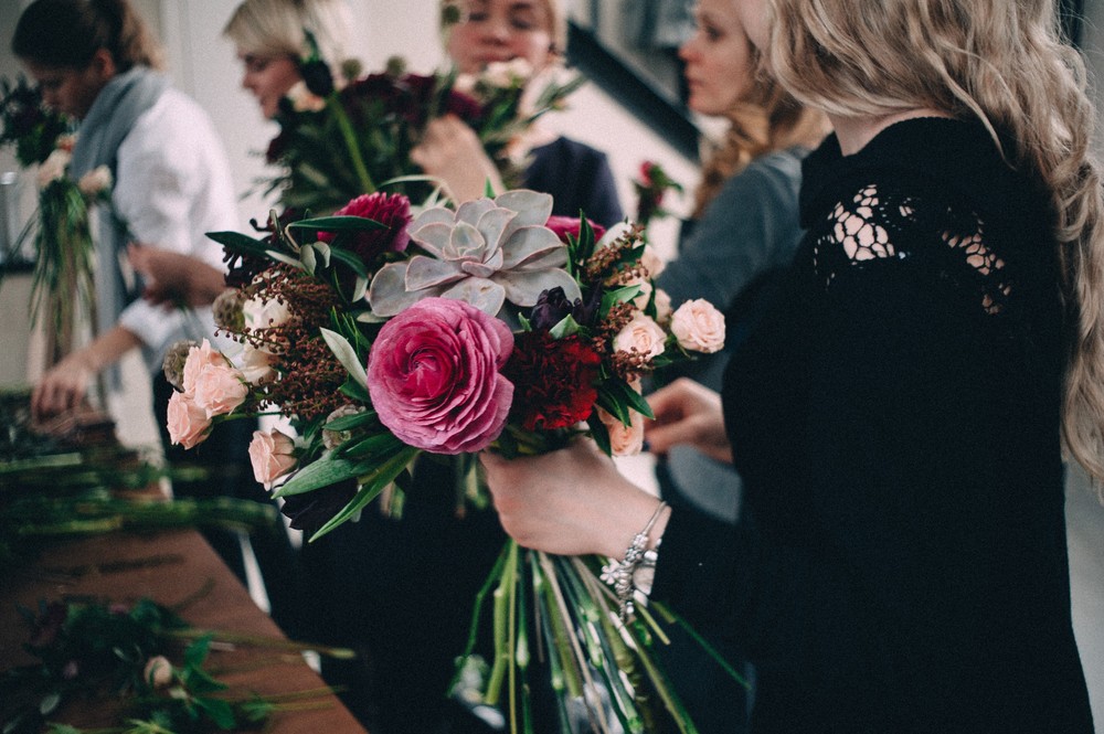 MOSCOWFLOWERSCHOOL МК на тему 