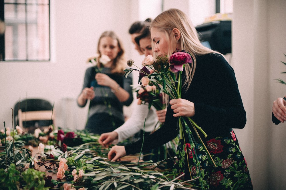MOSCOWFLOWERSCHOOL МК на тему 