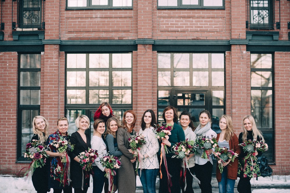 MOSCOWFLOWERSCHOOL МК на тему 