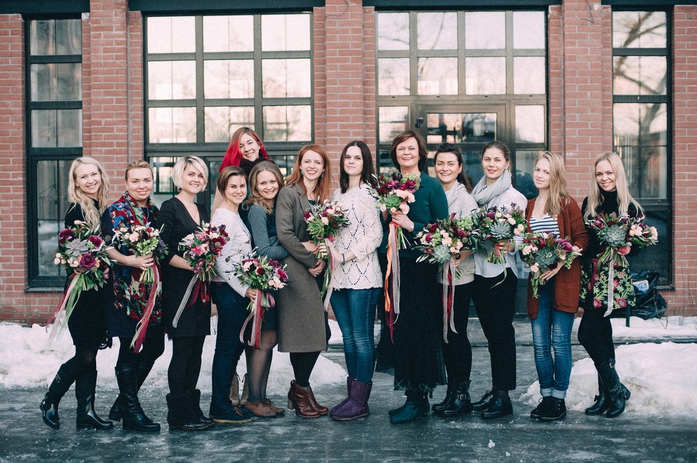MOSCOWFLOWERSCHOOL МК на тему 