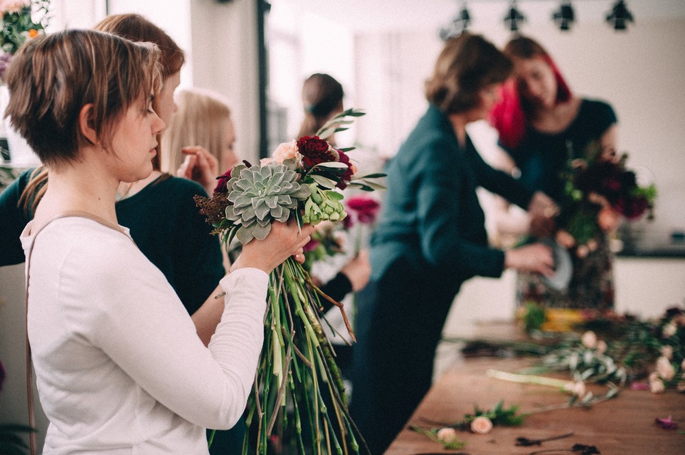 MOSCOWFLOWERSCHOOL МК на тему 