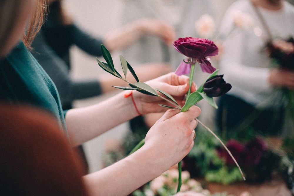 MOSCOWFLOWERSCHOOL МК на тему 