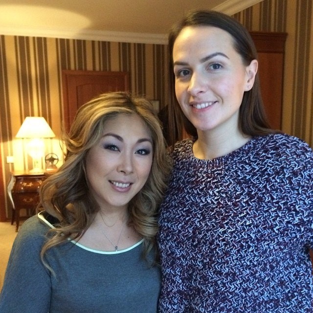 Trucco per la cantante russa Anita Tzoy