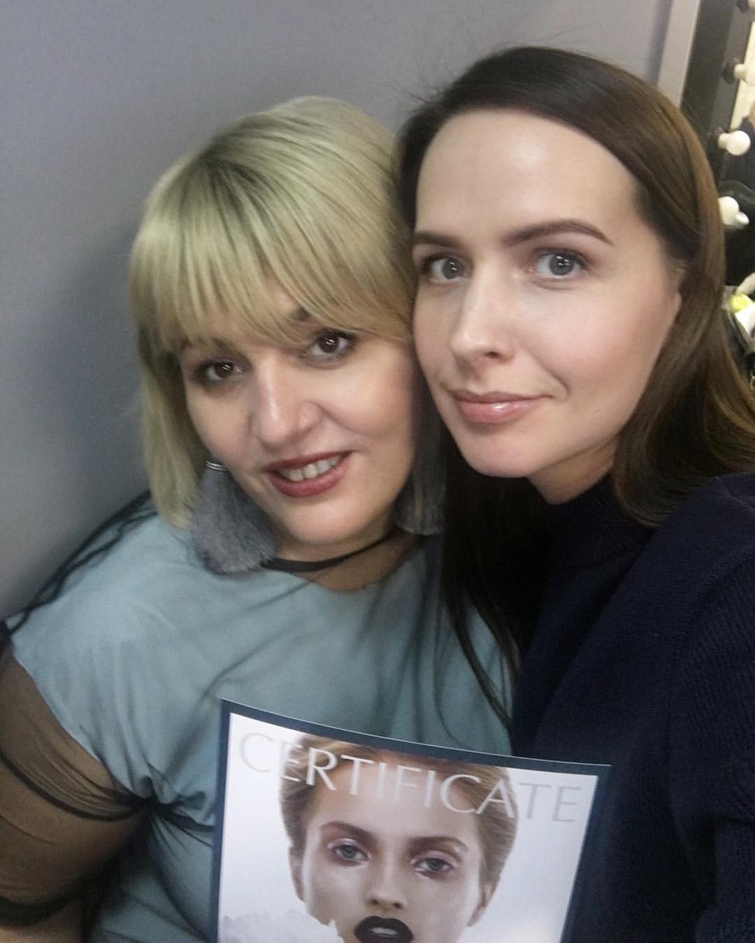 Dopo un corso avanzato di trucco con Natalia Naida