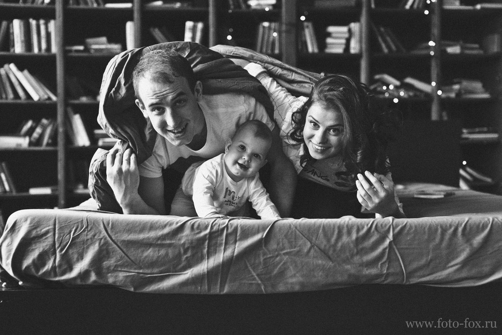 Семейная фотосессия в студии