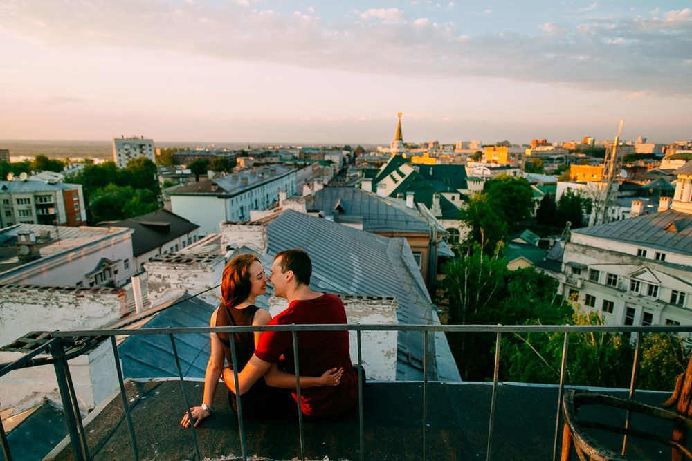 Love story на крыше