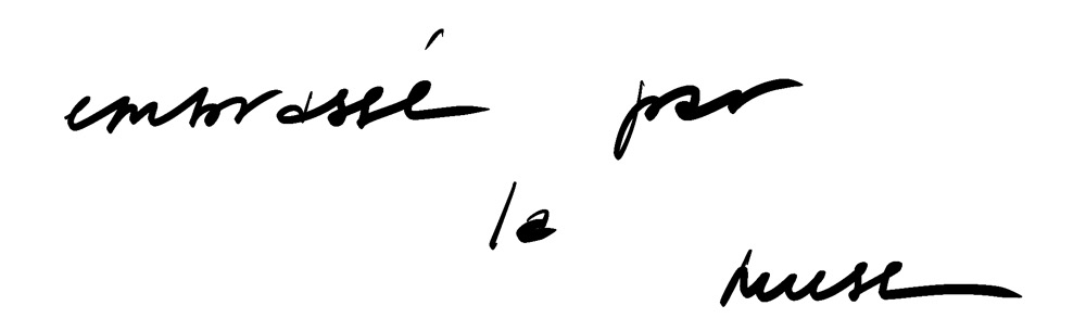 embrassé par la muse