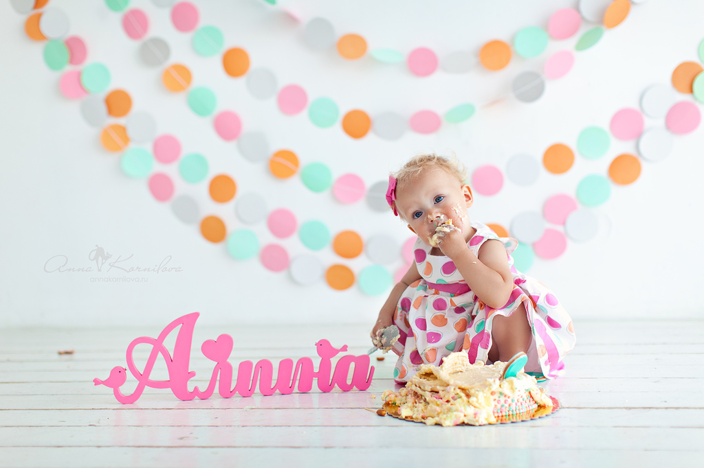 Первый годик Амины