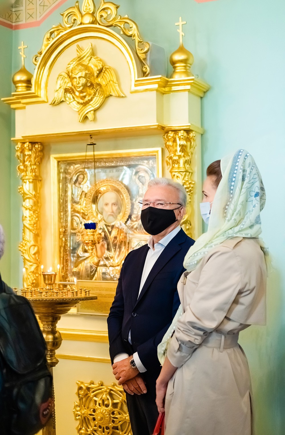 губернатор Красноярского Края Александр Усс успенский монастырь вера новости христианство Енисей  