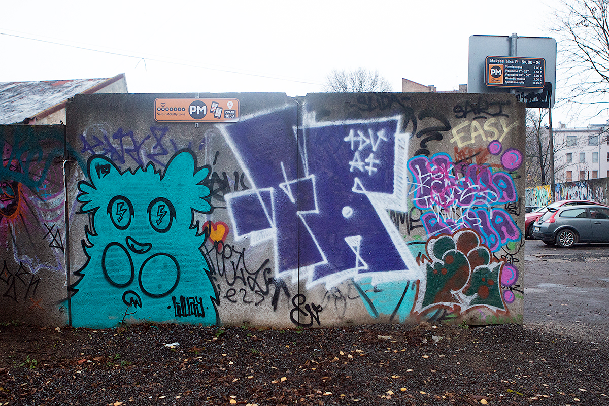 Riga graffiti and street art 2019