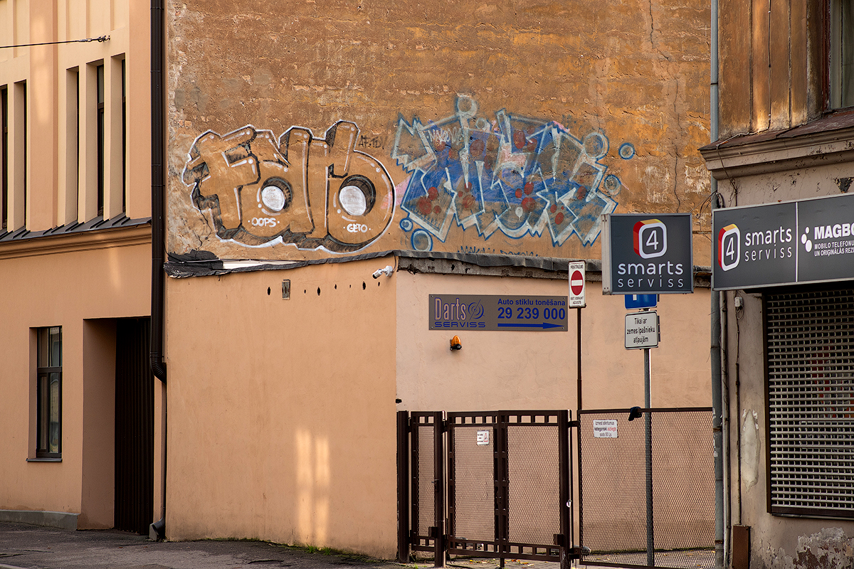 Riga graffiti and street art 2019