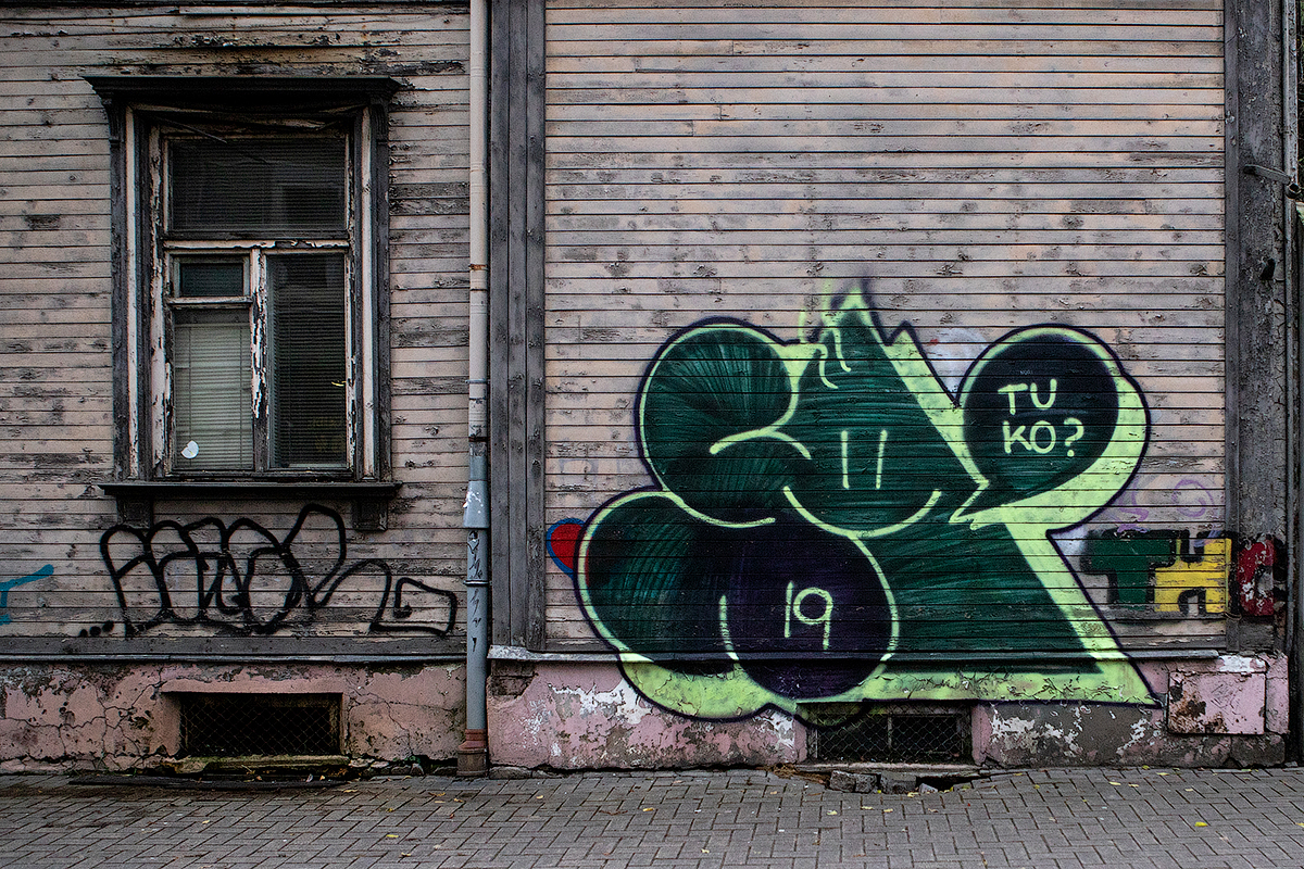 Riga graffiti and street art 2019