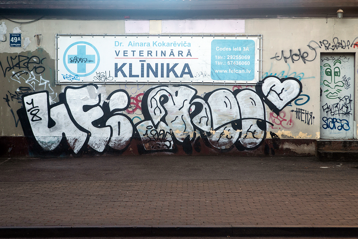 Riga graffiti and street art 2019