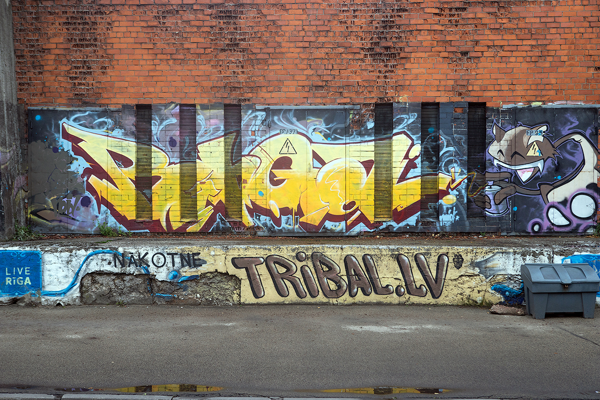 Riga graffiti and street art 2019
