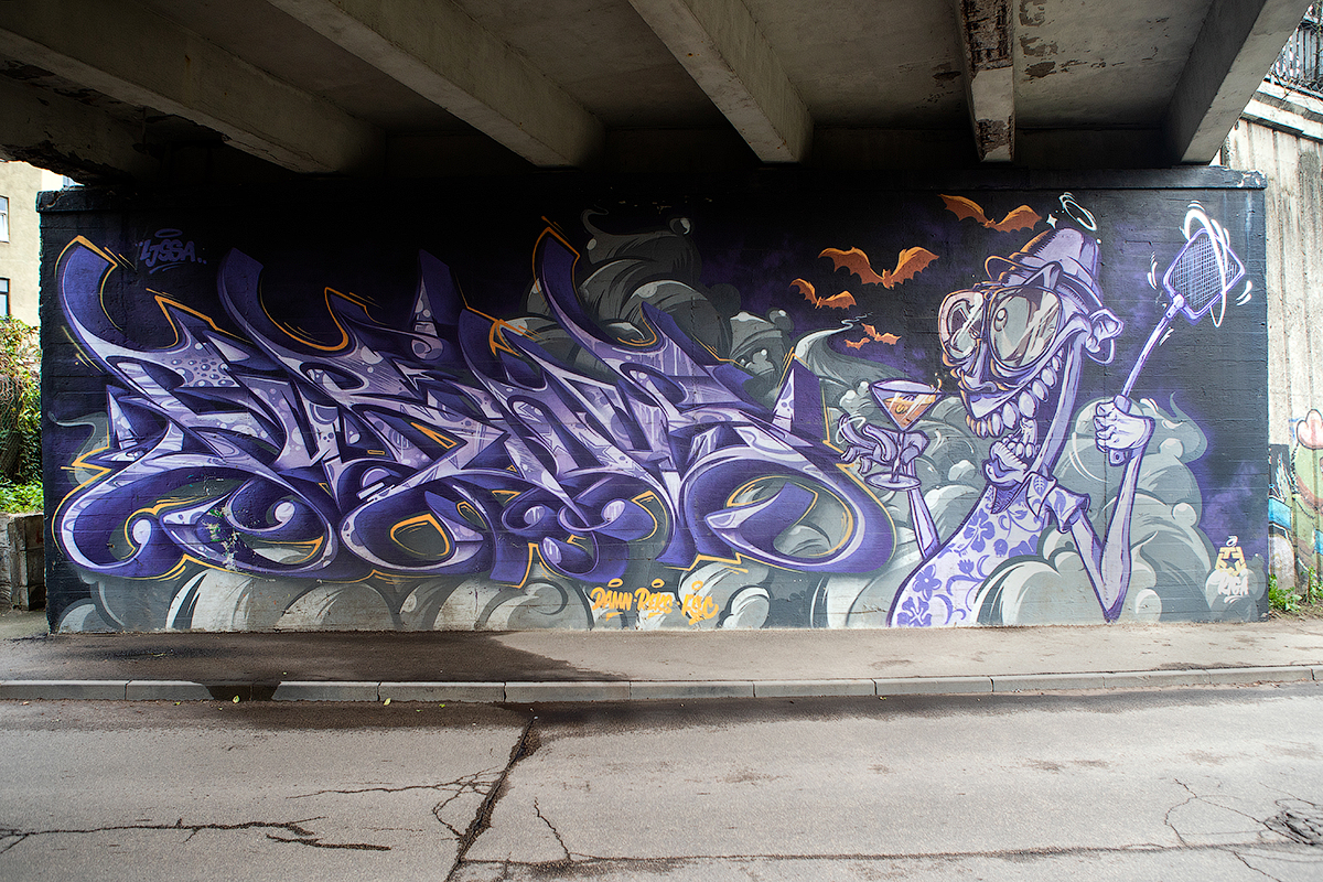 Riga graffiti and street art 2019