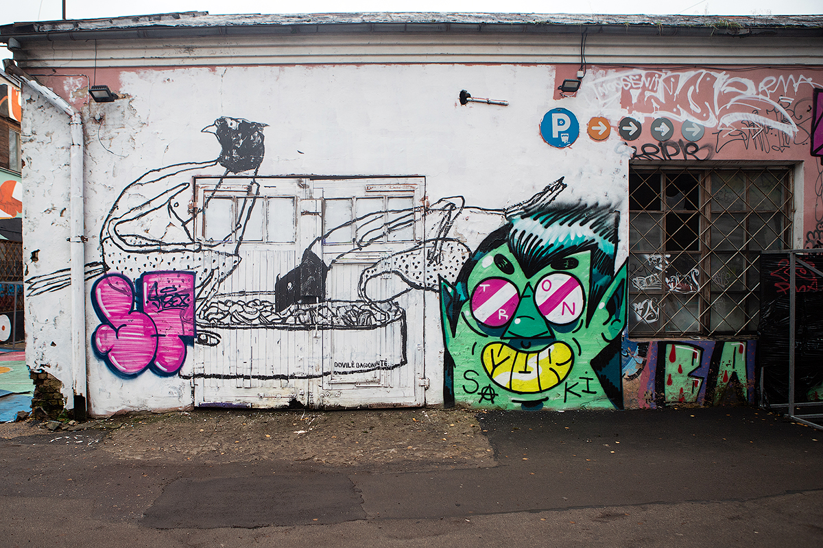 Riga graffiti and street art 2019