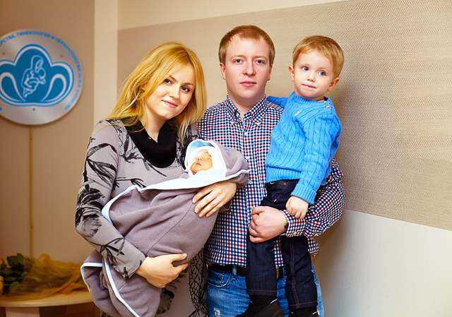 Выписка из роддома. Гриша