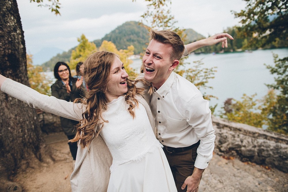 Ales & Yana. Slovenia. Lake Bled