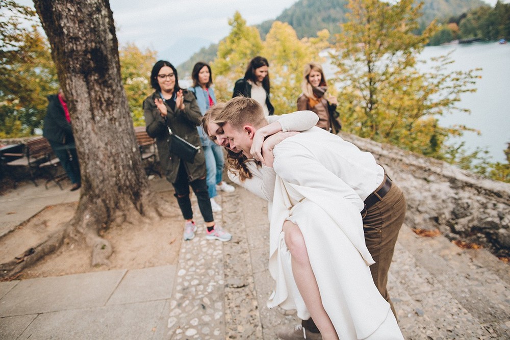 Ales & Yana. Slovenia. Lake Bled
