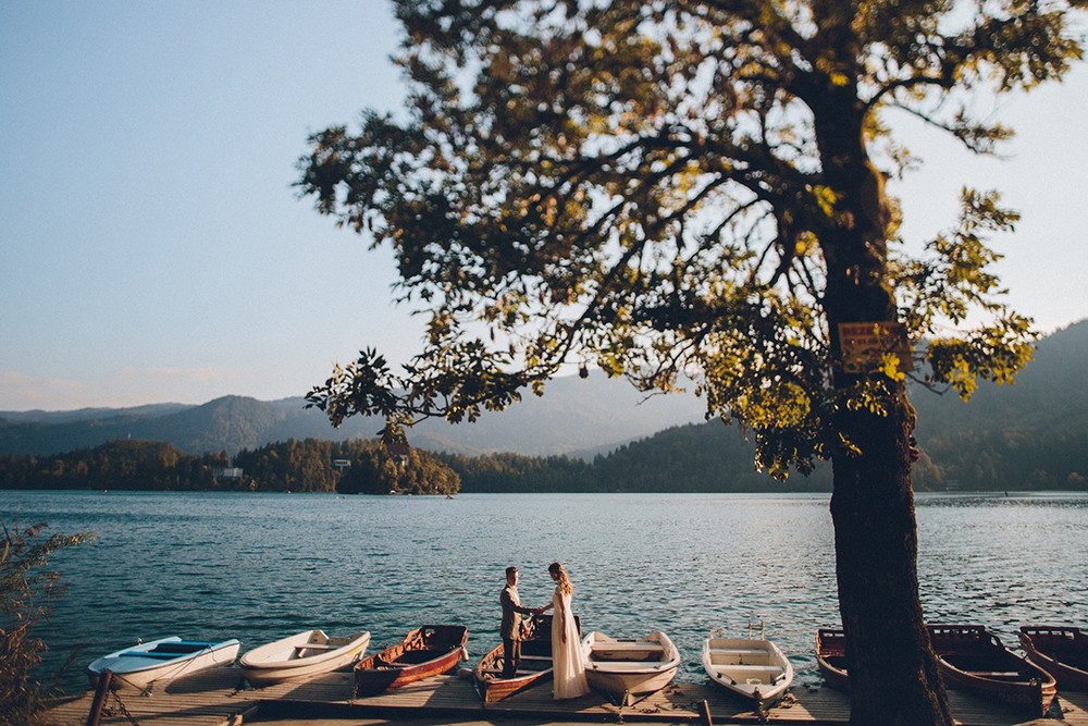 Ales & Yana. Slovenia. Lake Bled