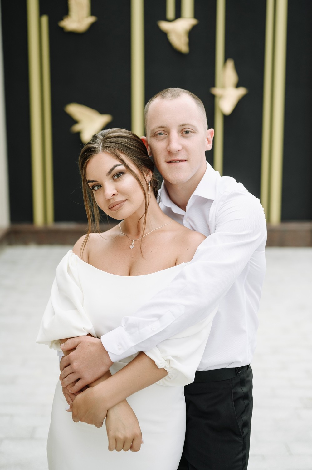 Свадебная городская прогулка Насти и Жени