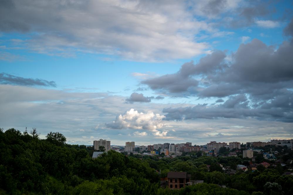 даша и степа, городская прогулка, пончики и велик
