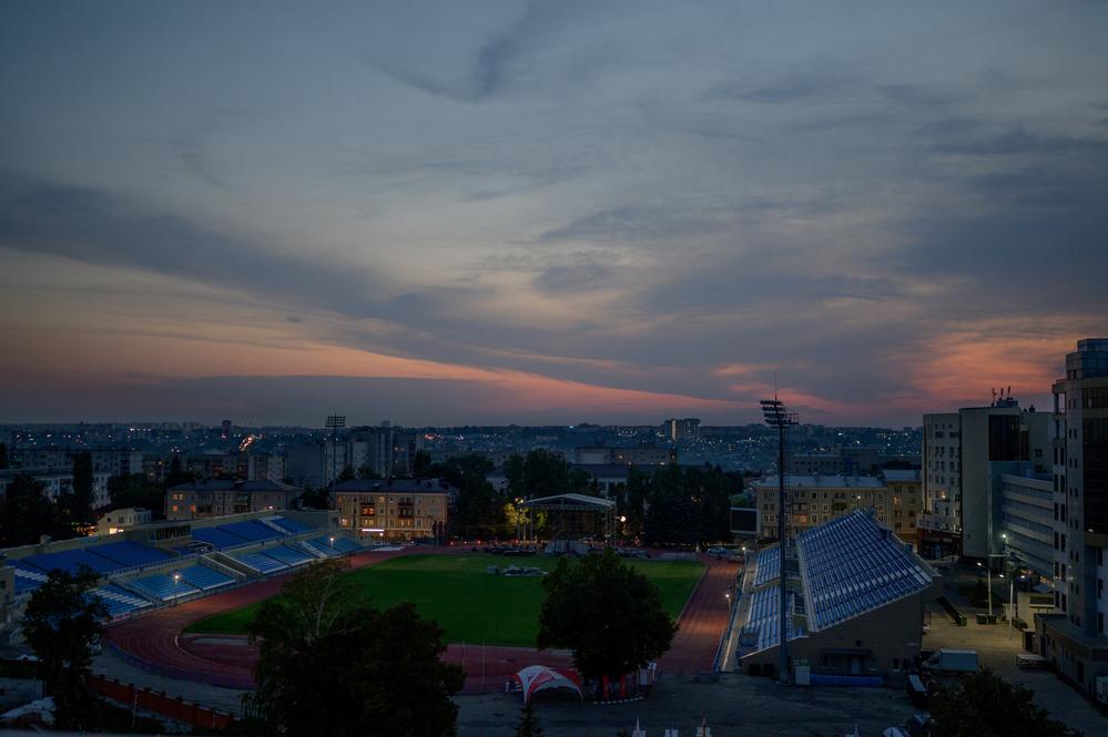 Полина на крыше