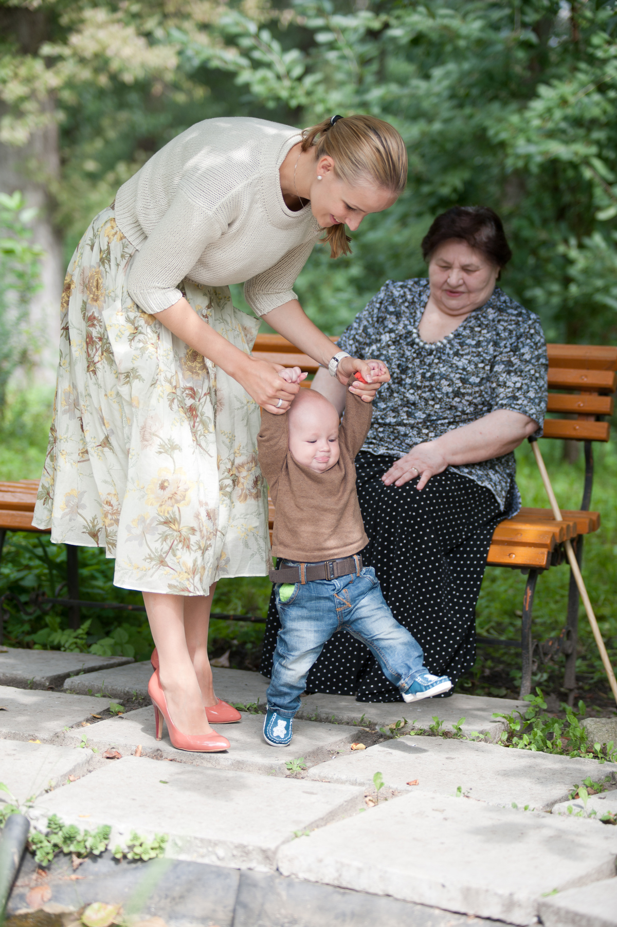 Крещение Мирона и его семья