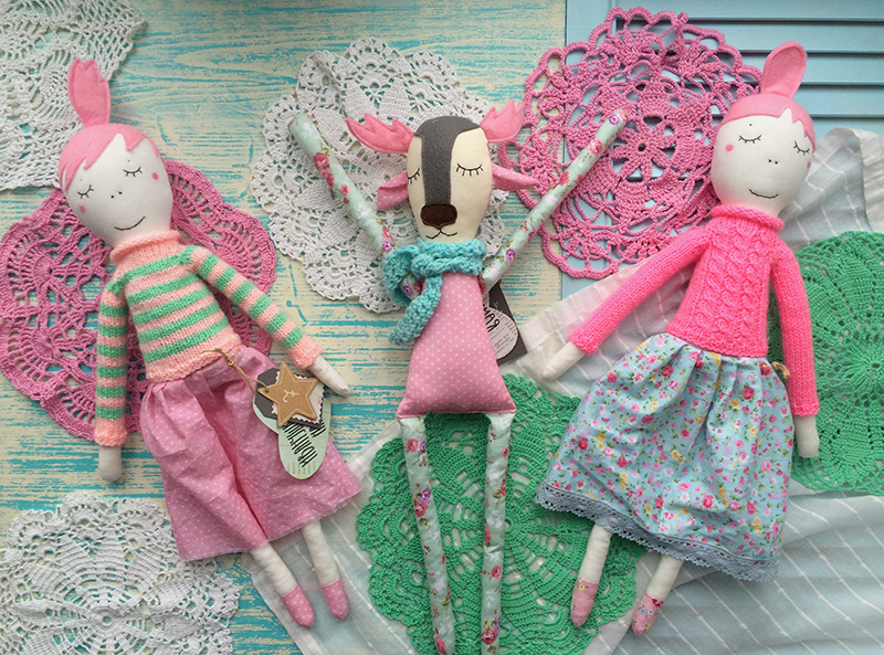 Мятно-розовая серия.