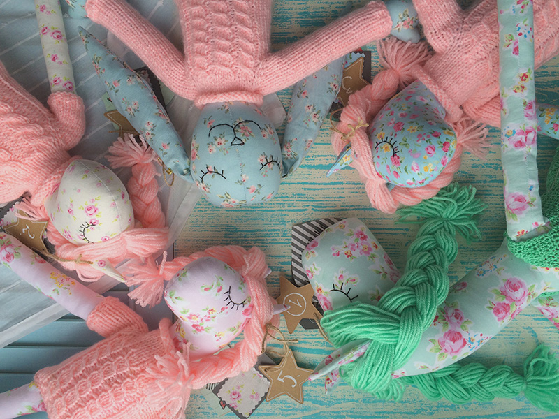 Мятно-розовая серия.