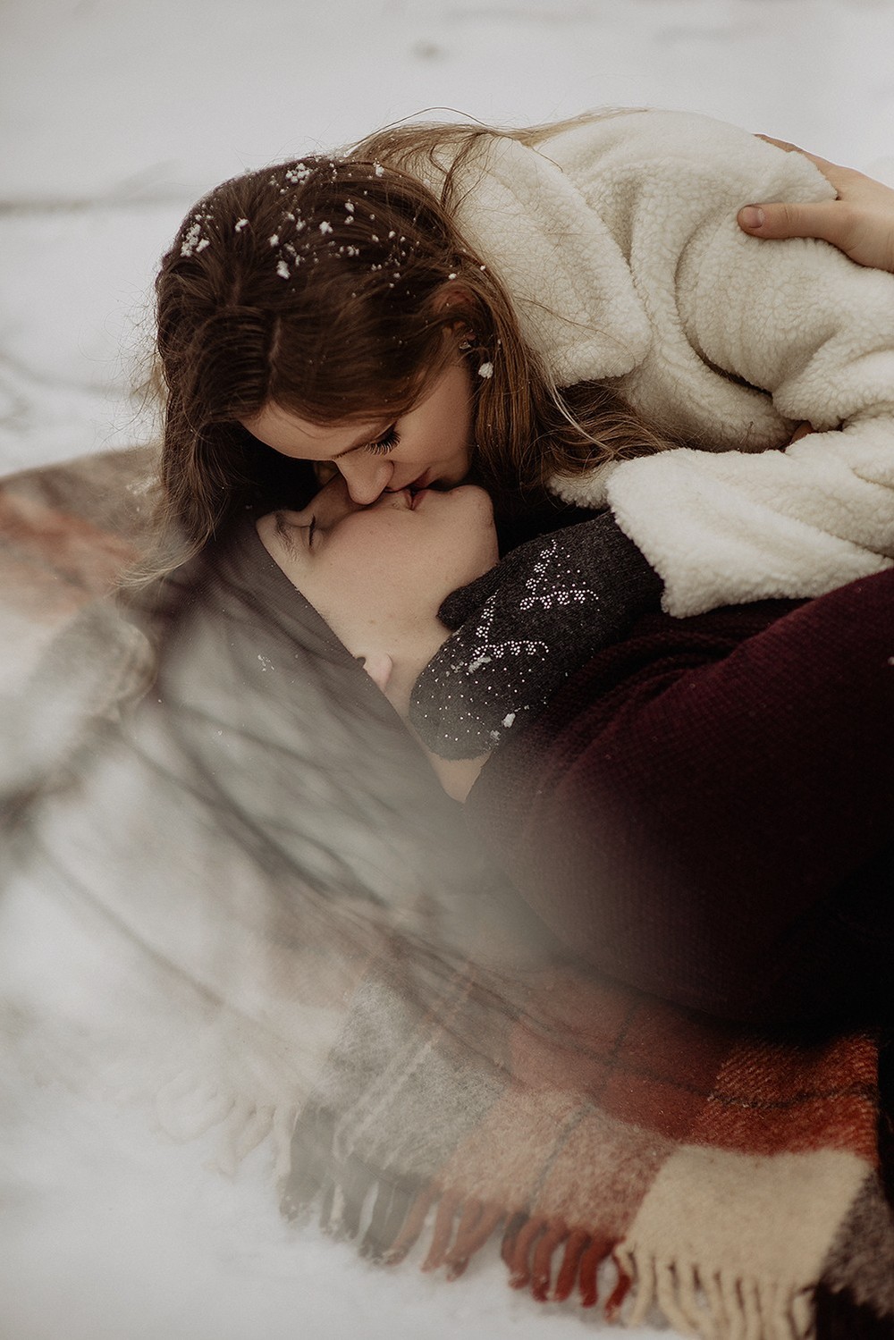 Свадебная фотосъемка и лав стори - Снежная lovestory