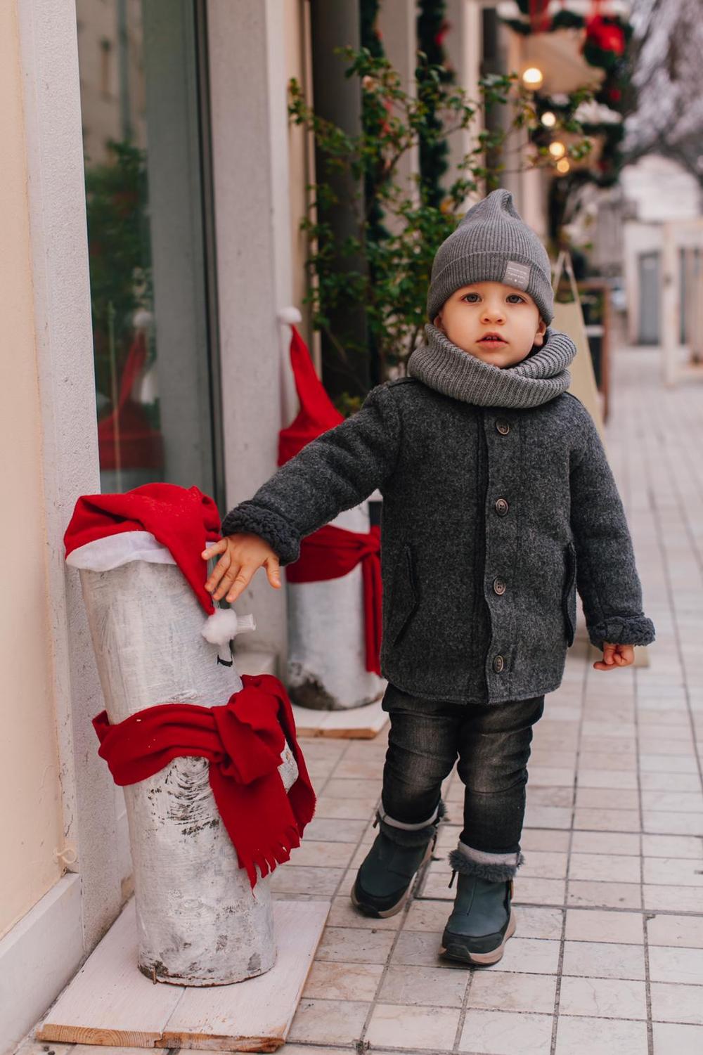 Family photo. Городская зимняя фотопрогулка мамы и сына.