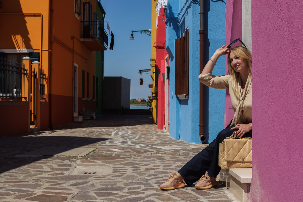 Фотопрогулка. Oxana. Portrait. VENICE. BURANO