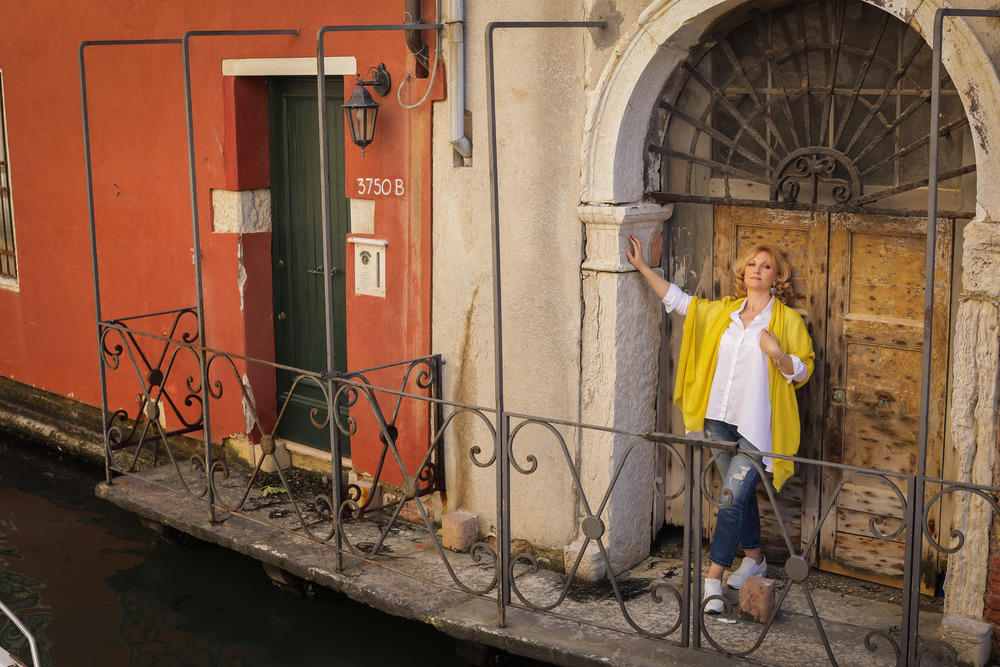SVETLANA. Portrait. Venice - Burano