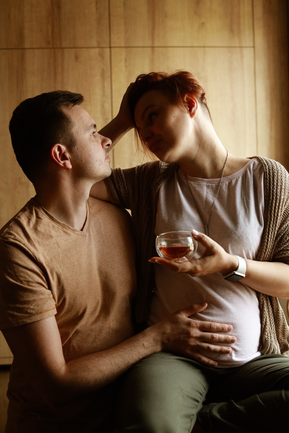 Famiglia. Pregnancy. Домашняя фотосессия. Беременность