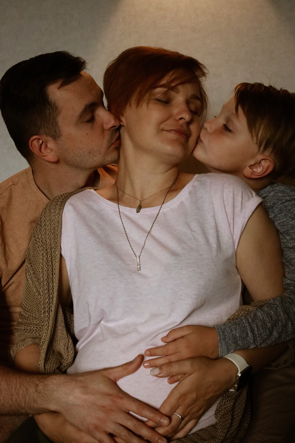 Famiglia. Pregnancy. Домашняя фотосессия. Беременность