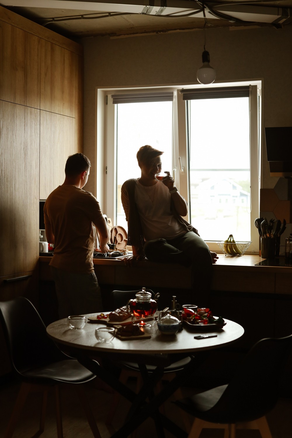 Famiglia. Pregnancy. Домашняя фотосессия. Беременность