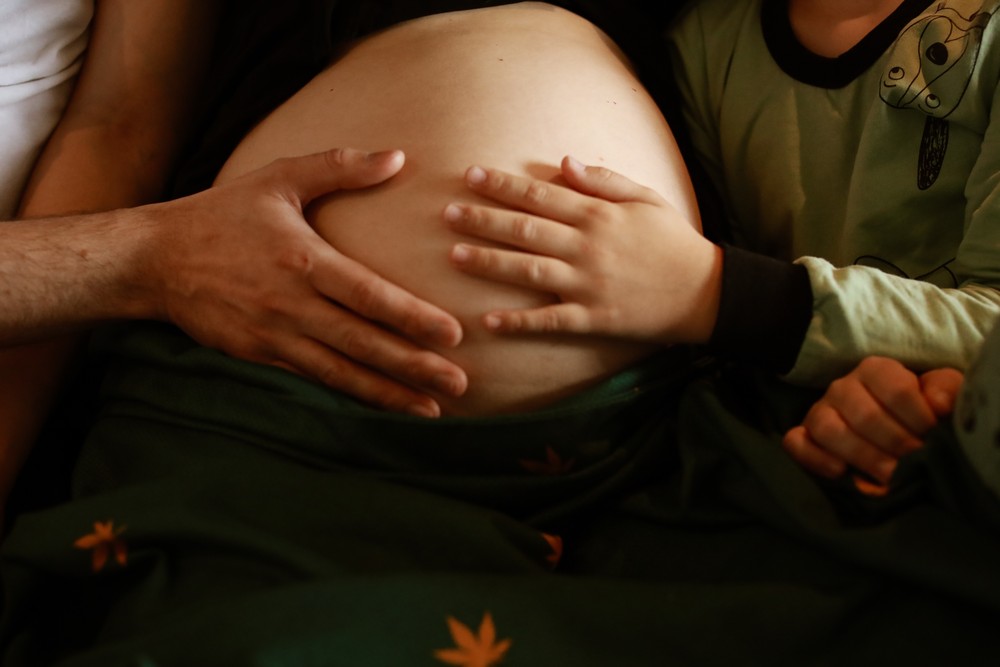 Famiglia. Pregnancy. Домашняя фотосессия. Беременность