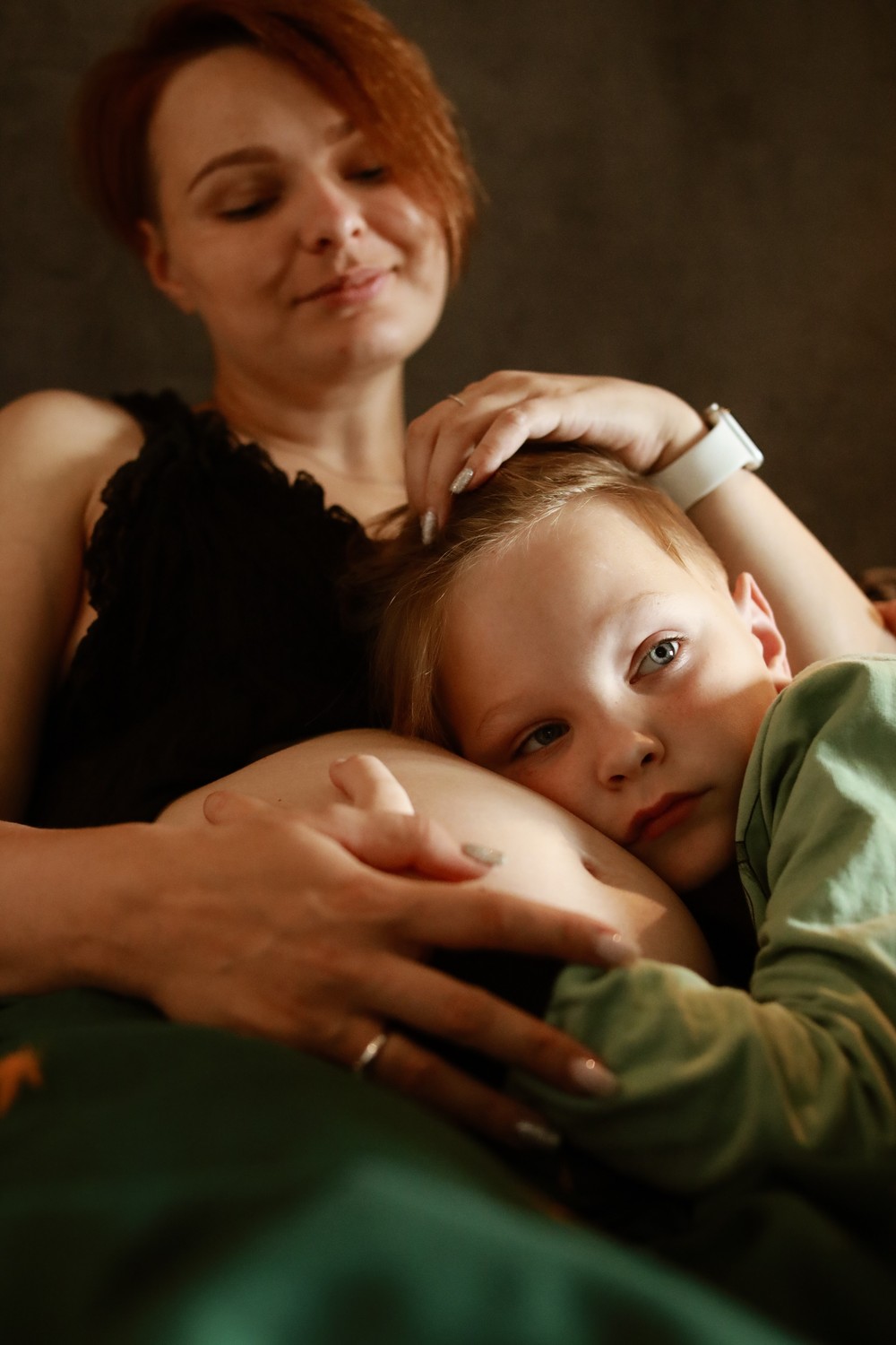 Famiglia. Pregnancy. Домашняя фотосессия. Беременность