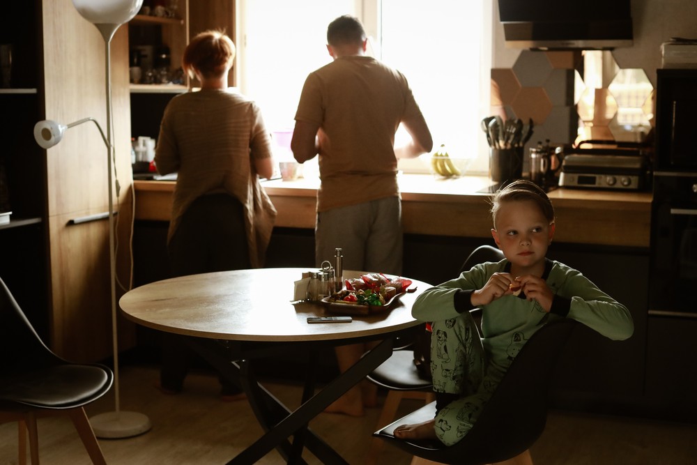 Famiglia. Pregnancy. Домашняя фотосессия. Беременность