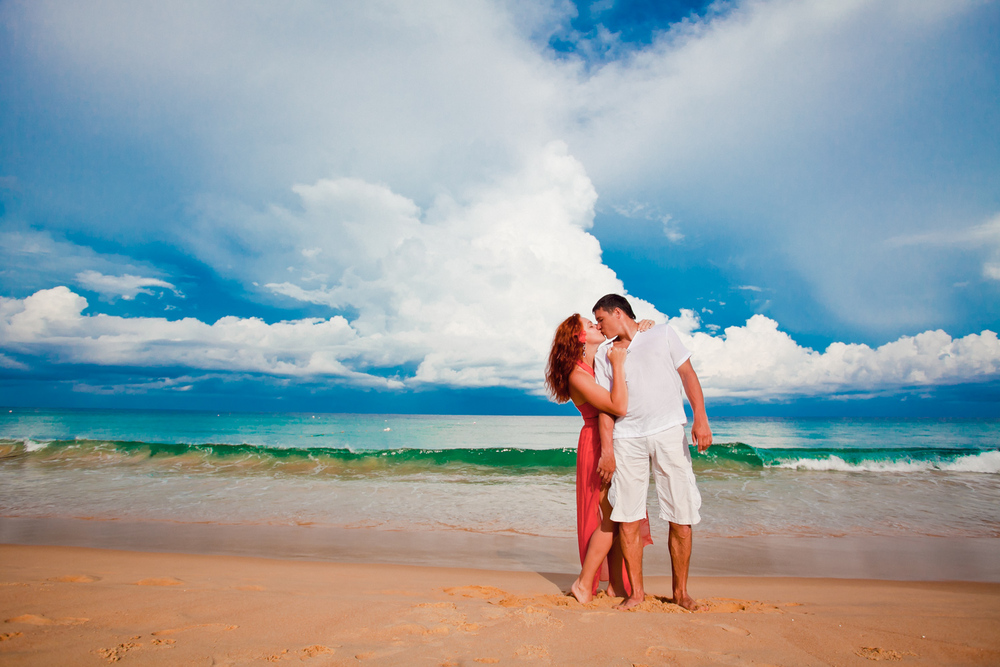  влюбленные у моря